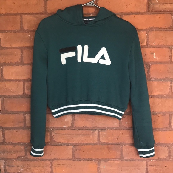 Cropped Fila hoodie from Urban Outfitters - Picture 2 of 5